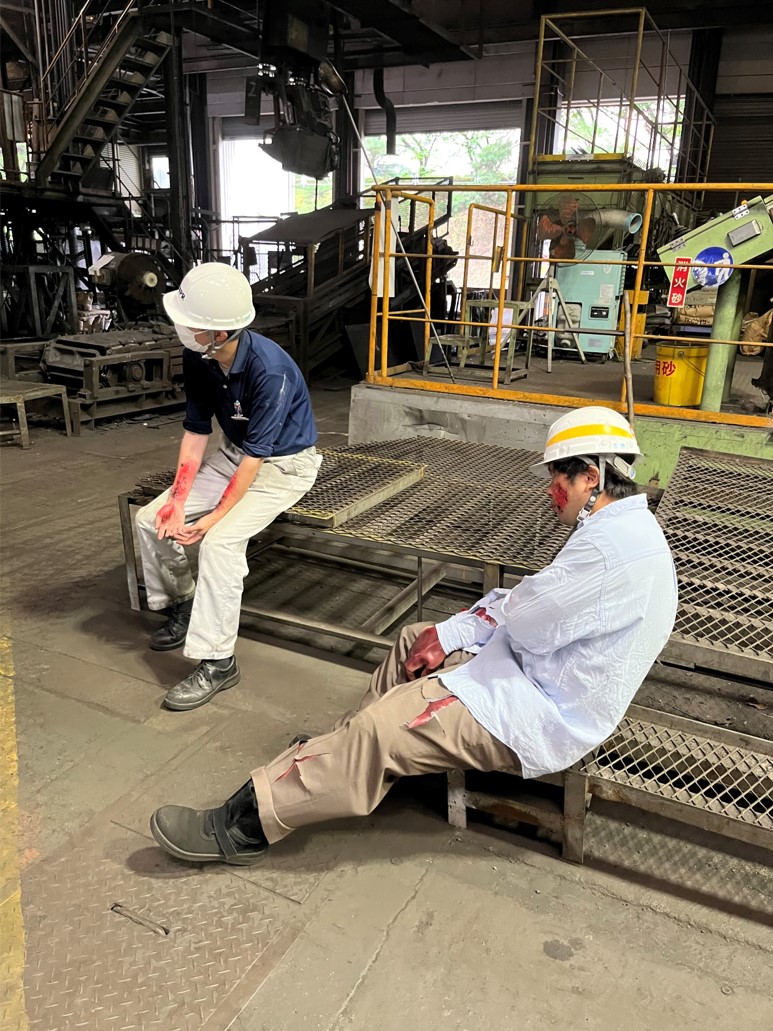 トリアージ訓練キットを用いた防災・避難訓練