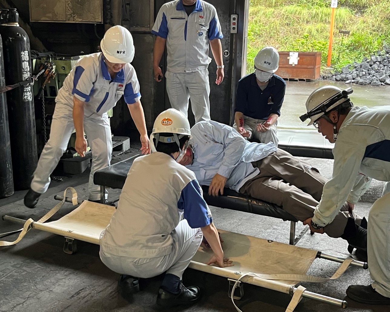 トリアージ訓練キットを用いた防災・避難訓練